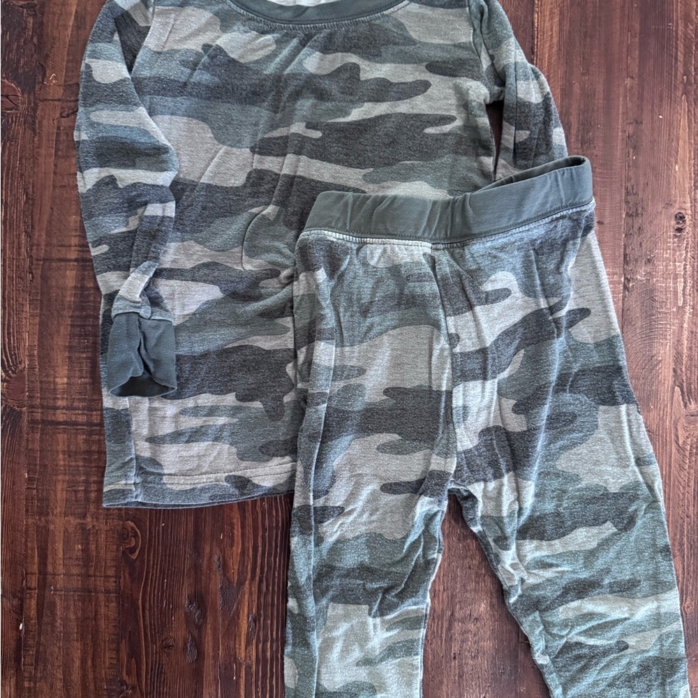 Little Sleepies Green Camouflage Set